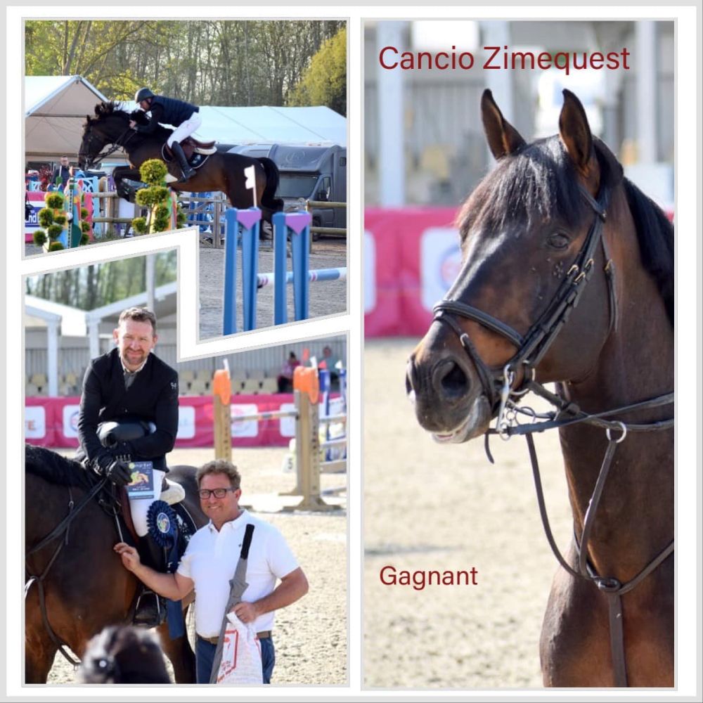 Cancio ZIMEQUEST et Yohann Beuzelin gagnent le Grand Prix à Jump'Est